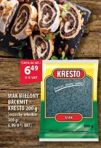 Eurocash Kresto Mak Mielony Backmit 200g oferta