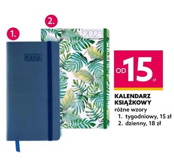 Kalendarz książkowy tygodniowy