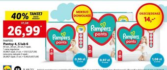 Lidl Pieluszki dla dzieci 4 pampers pants oferta