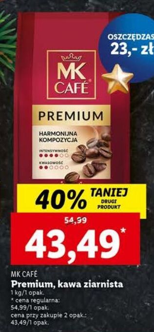 Lidl Kawa mk cafe premium oferta