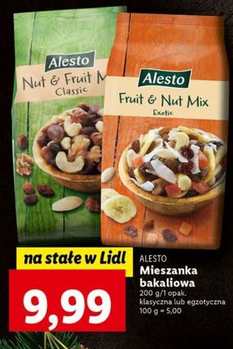 Lidl Mieszanka bakaliowa exotic alesto oferta