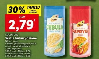 Lidl Wafle kukurydziane paprykowe bbq good food oferta