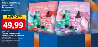 Lidl Zestaw w pudełku: szampon do włosów wysokoporowatych 400 ml + odżywka każdej porowatości 200 wcierka skóry głowy 100 hairy la oferta