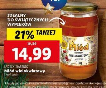 Lidl Miód wielokwiatowy bartnik sądecki oferta