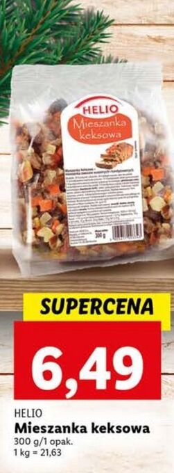 Lidl Mieszanka keksowa helio oferta