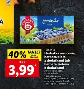 Lidl Herbata borówka teekanne oferta