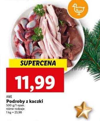 Lidl Podroby z kaczki ami oferta