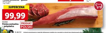 Lidl Polędwica wołowa rzeźnik codzienna dostawa oferta