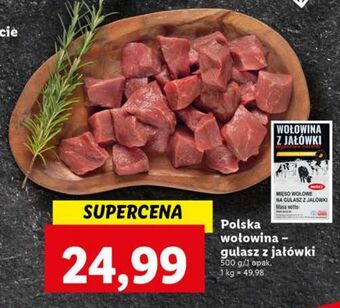 Lidl Mięso wołowe na gulasz z jałówki marks oferta