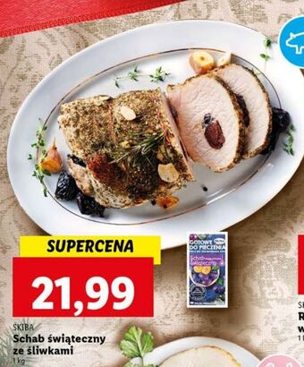 Lidl Schab ze śliwką w przyprawach skiba oferta