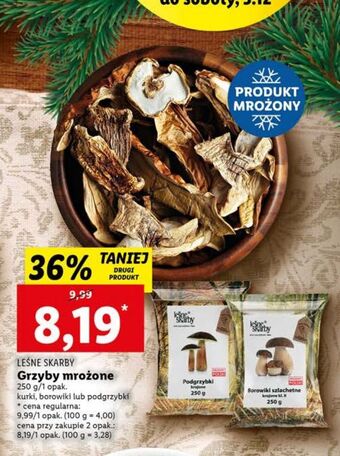 Lidl Podgrzybki krojone mrożone leśne skarby oferta