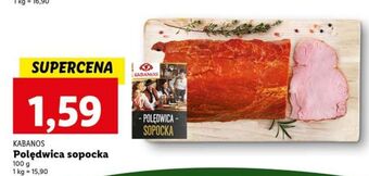 Lidl Polędwica sopocka kabanos oferta