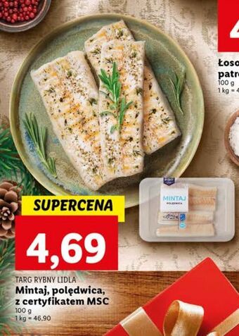 Lidl Mintaj polędwica targ rybny lidla oferta