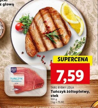 Lidl Tuńczyk żółtopłetwy targ rybny lidla oferta