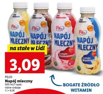 Lidl Napój mleczny waniliowy pilos oferta