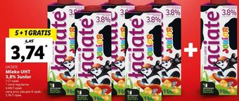 Lidl Mleko junior 3.8% łaciate oferta