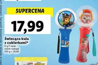 Lidl Kula świecąca z cukierkami oferta