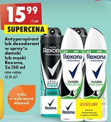 Biedronka Antyperspirant fresh power rexona invisible oferta