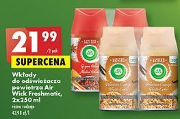 Biedronka Wkład waniliowe ciasteczka air wick freshmatic oferta