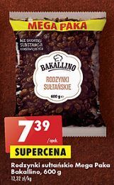 Biedronka Rodzynki sułtańskie bakallino oferta