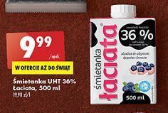 Biedronka Śmietanka 36 % łaciata oferta