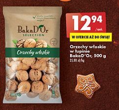 Biedronka Orzechy włoskie bakad'or oferta