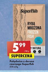 Biedronka Dorsz czarny polędwica superfish oferta