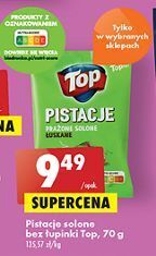 Biedronka Pistacje prażone solone łuskane top akardo oferta