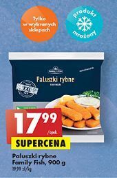 Biedronka Paluszki rybne family fish oferta