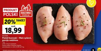 Lidl Filet z piersi kurczaka rzeźnik codzienna dostawa oferta
