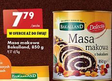 Biedronka Masa makowa z bakaliami bakalland oferta