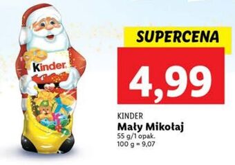 Lidl Mikołaj kinder oferta