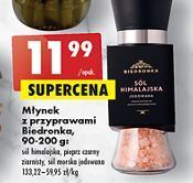 Biedronka Sól himalajska - młynek biedronka oferta