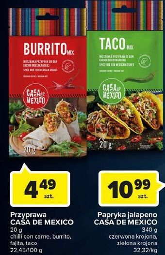 Carrefour Przyaprawa taco mix casa de mexico oferta