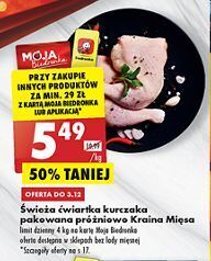 Biedronka Ćwiartka z kurczaka świeża kraina mięs oferta