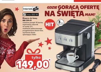 Kaufland Ekspres do kawy nn-cm-01 intertek (elektro) oferta