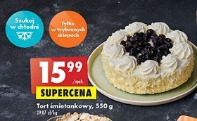 Biedronka Tort śmietankowy oferta