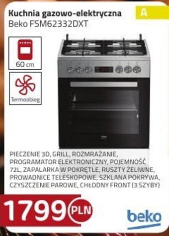 Kakto Kuchenka gazowo-elektryczna beko oferta