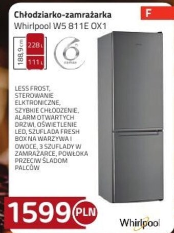 Kakto Chłodziarko zamrażarka whirlpool oferta