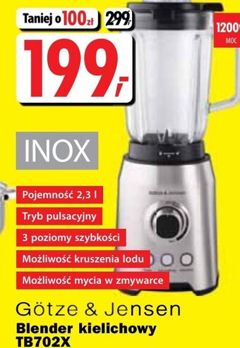Media Expert Blender kielichowy gotze & jensen oferta
