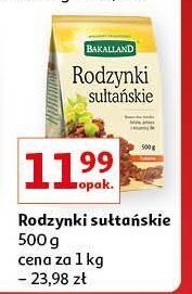 Auchan Rodzynki sułtańskie bakalland oferta