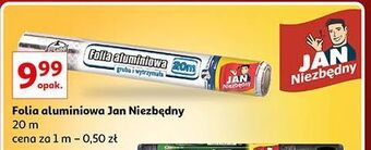 Auchan Folia aluminiowa 20 m jan niezbędny oferta