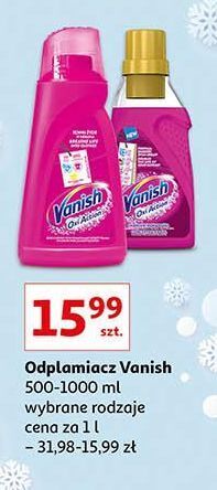 Auchan Odplamiacz w płynie vanish oxi action oferta