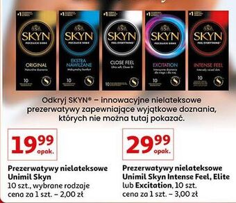 Auchan Prezerwatywy original unimil skyn oferta