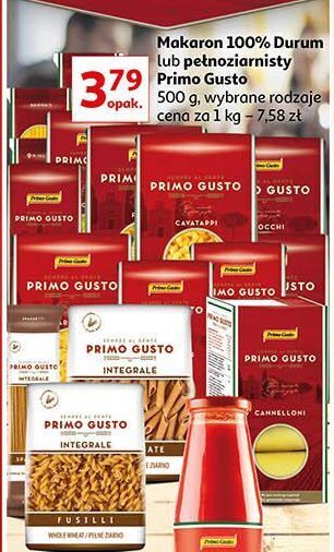 Auchan Makaron conchigliette primo gusto oferta