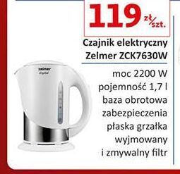Auchan Czajnik zck7630w zelmer oferta