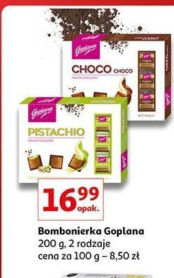 Auchan Czekoladki pistachio goplana oferta