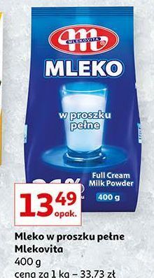 Auchan Mleko w proszku mlekovita oferta