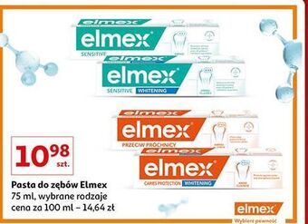 Auchan Pasta do zębów z aminofluorkiem elmex sensitive oferta