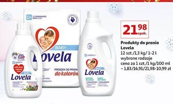 Auchan Mleczko do prania kolorów lovela baby oferta